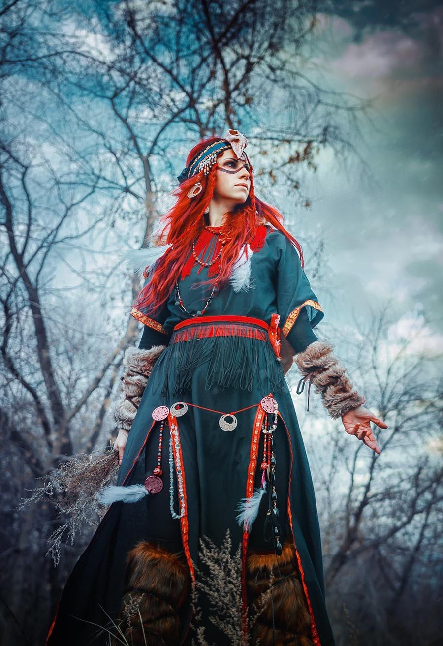 Girls in Slavic costumes underwear in Arequipa